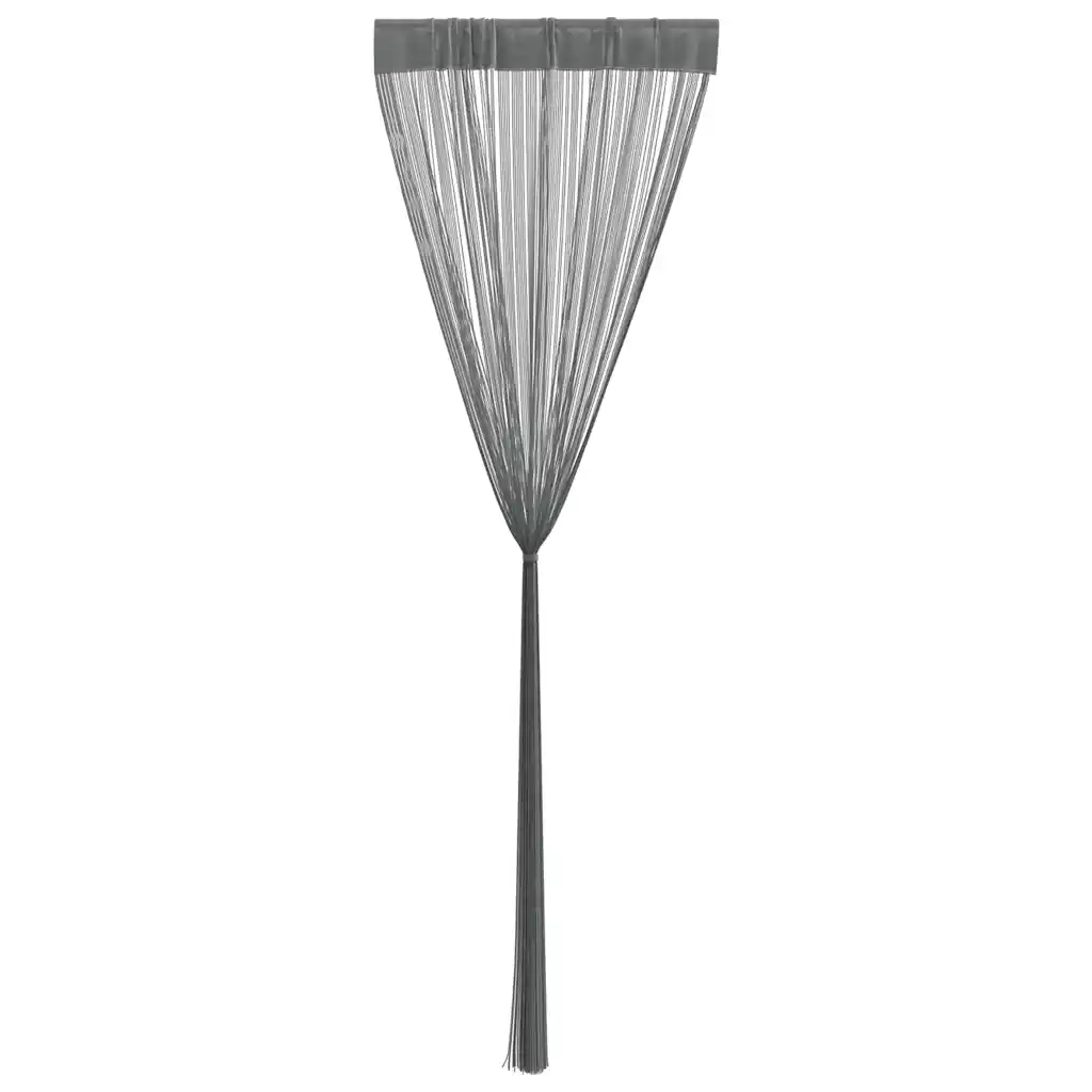 Tende a fili 2 pz Antracite 140x250 cm 4102052