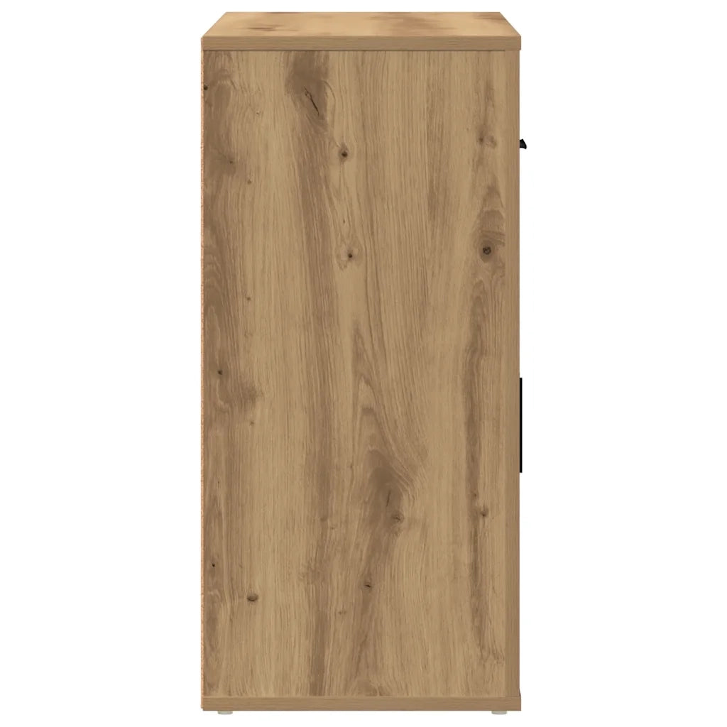 Credenza Rovere Artigianale 80x33x70 cm in Truciolato 857076