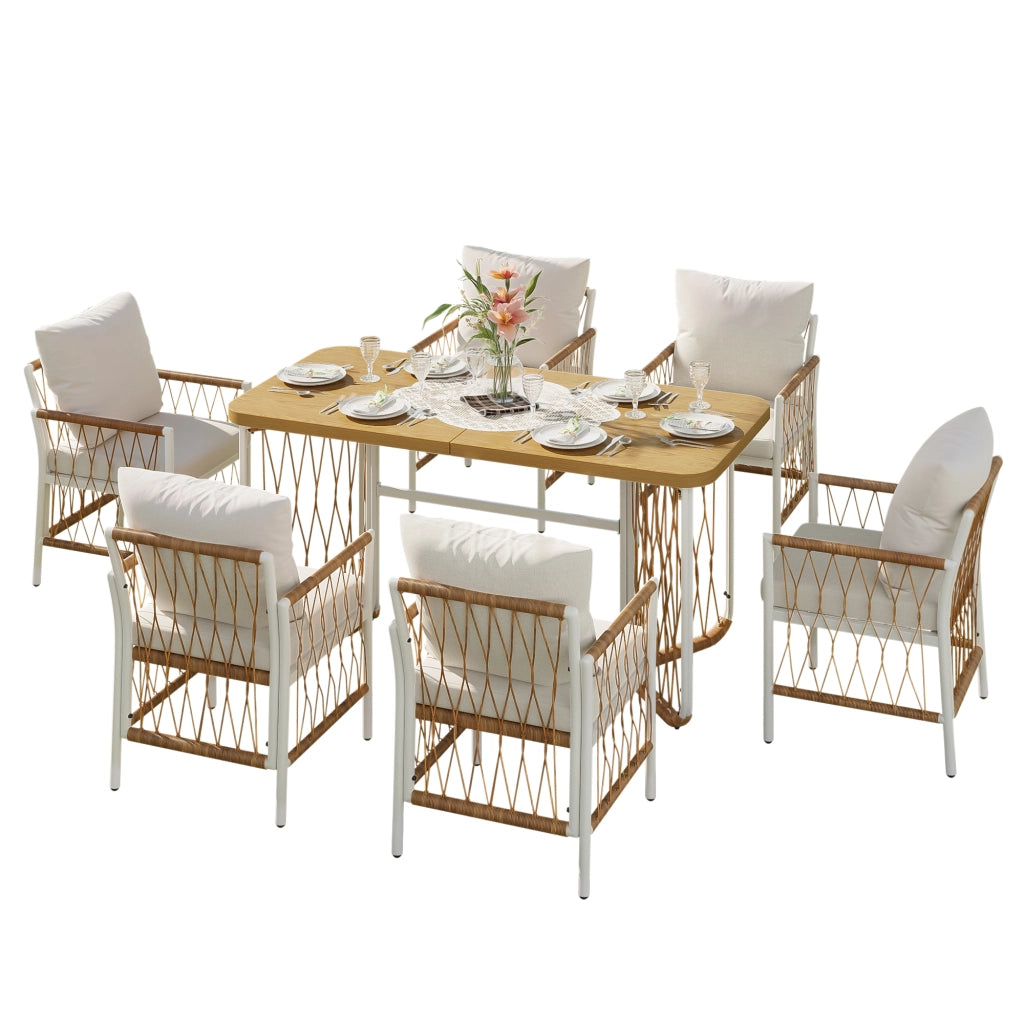 Set da Giardino con Cuscini ¨C MINIMAL ¨C Polyrattan, Braccioli, Antracite