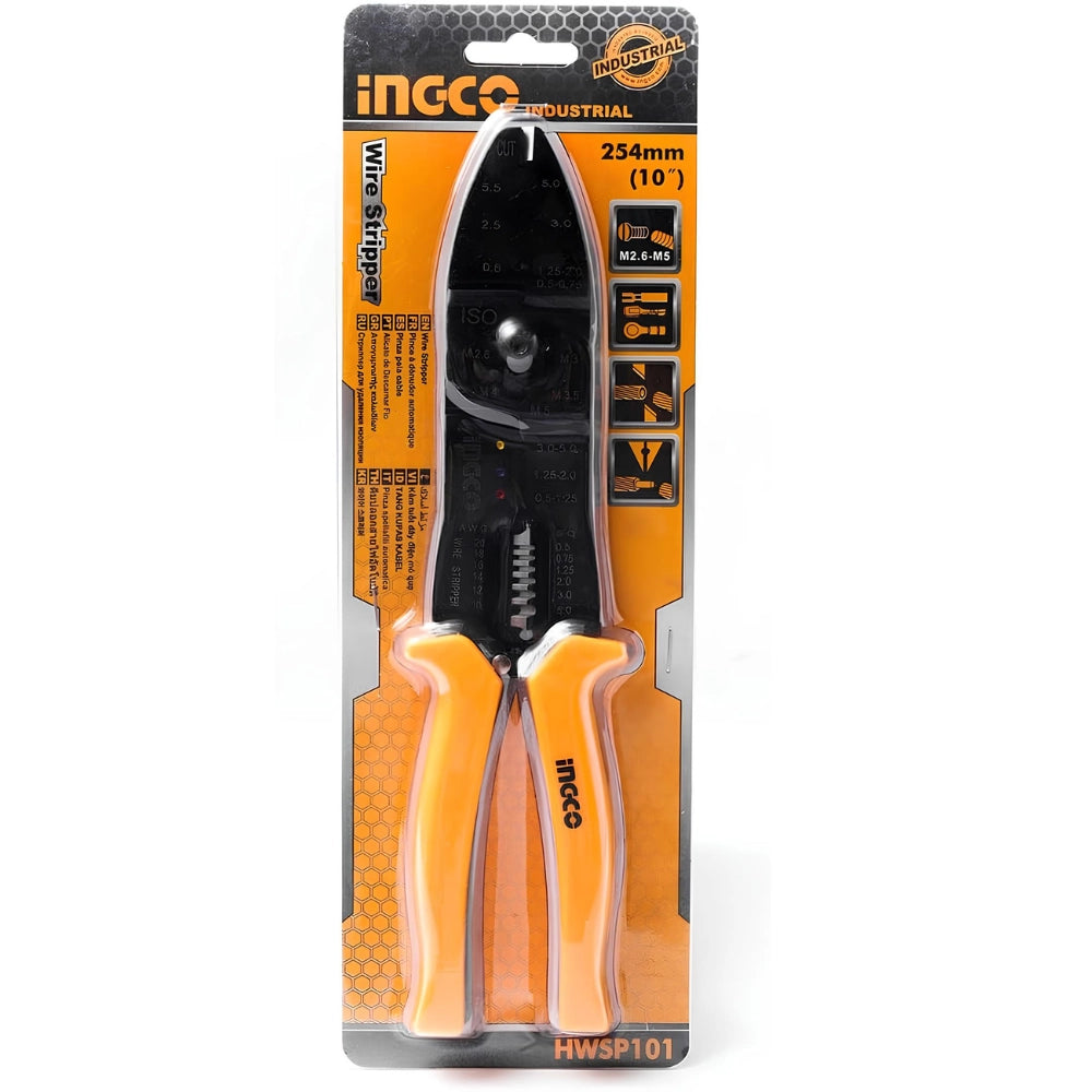 Pinza spellacavi professionale funzione spellatura fili dimensioni 250 mm