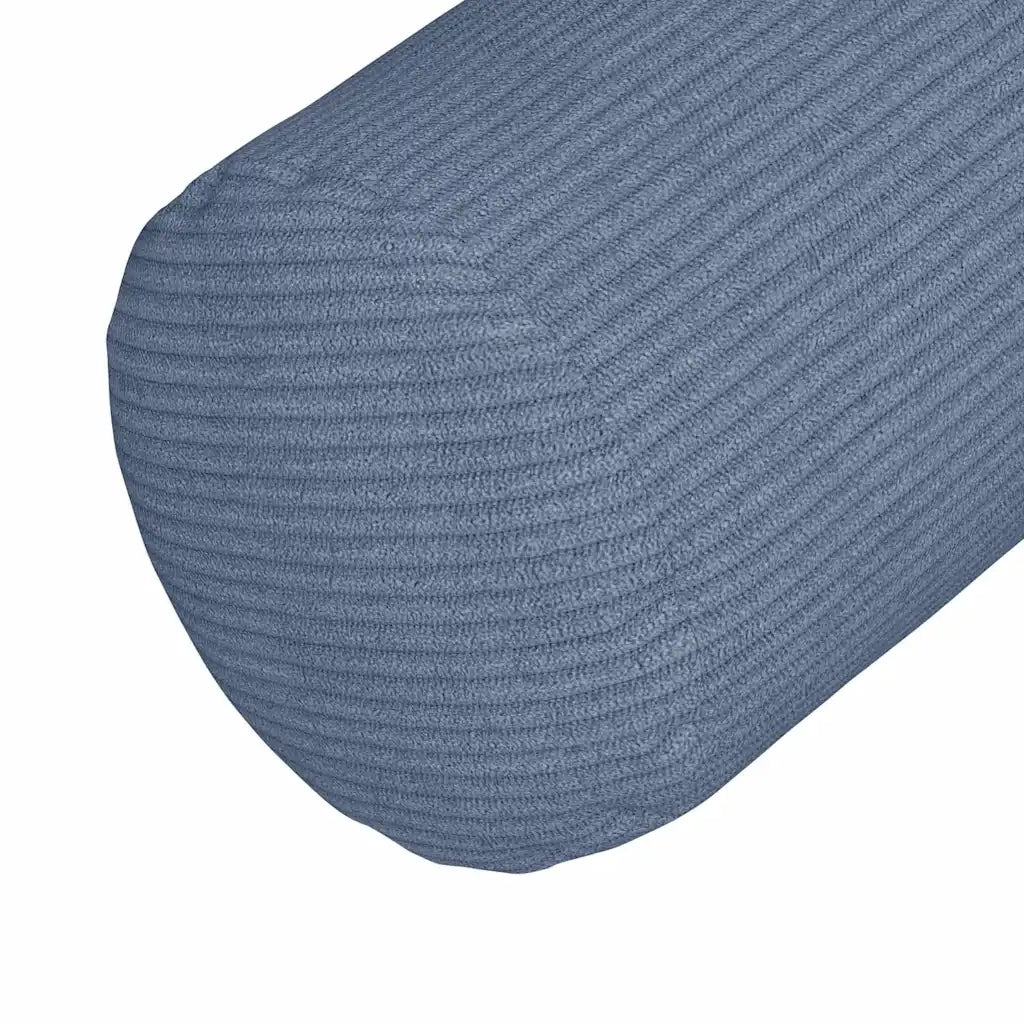 Cuscini a rullo 2 pcs Blu Ø 25 x 70 cm Tessuto in Cords 42014349
