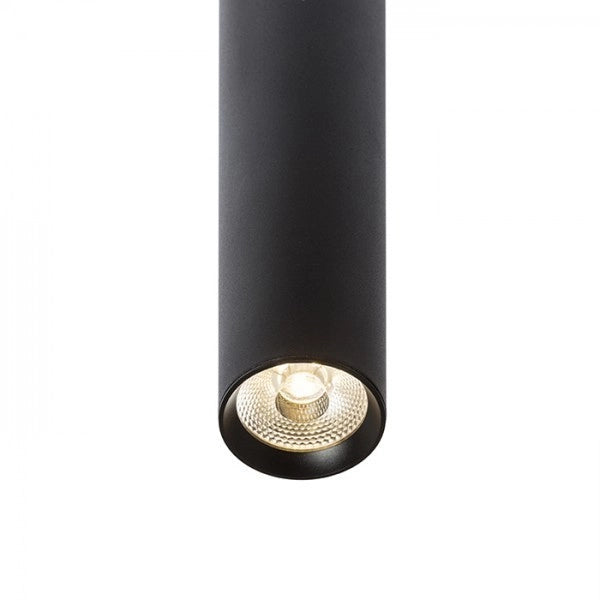 RIGA 38 da soffitto nero 230V LED 6W 38° 3000K