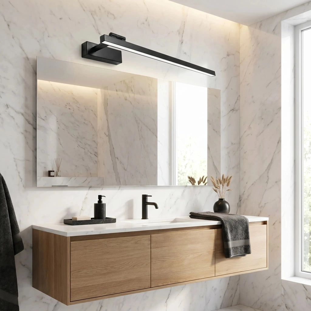 Applique Da Bagno Led Swe035-1w 60cm Black