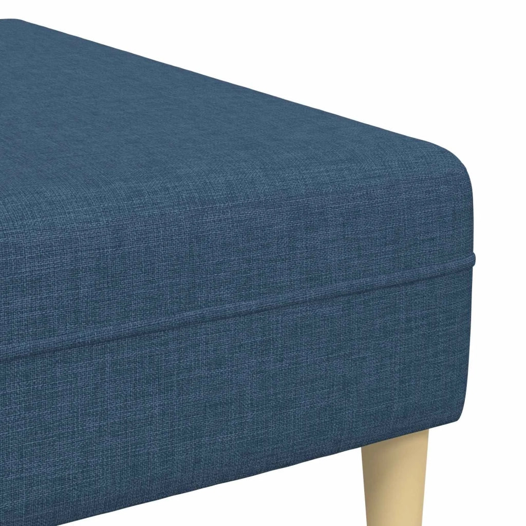 Divano per Soggiorno 3 pcs Blu Poliestere 3335119
