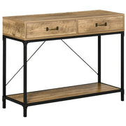 Consolle con 2 cassetti e ripiano ¨C Minimal ¨C Legno 100x35x76 cm