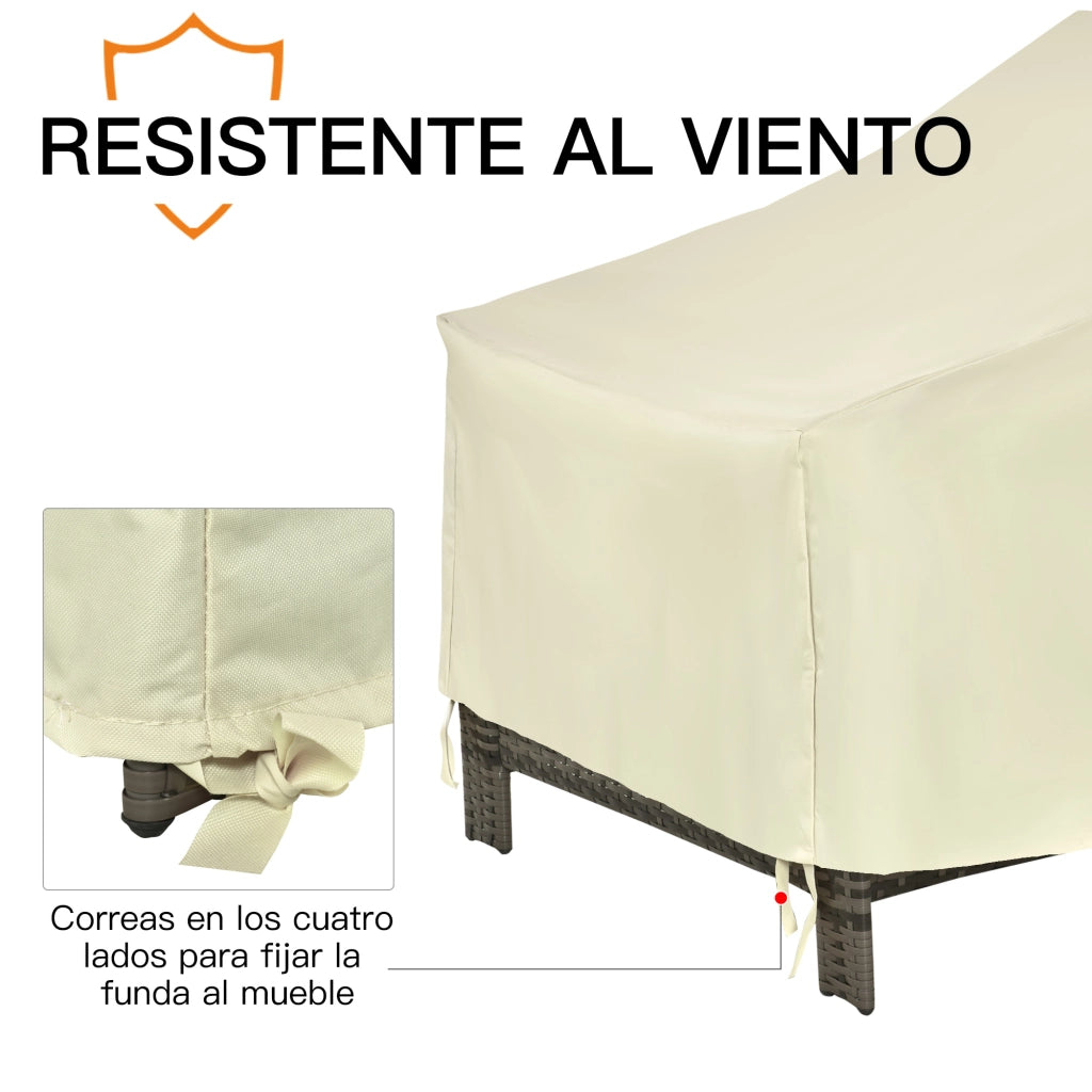 Funda Protectora per Mobili da Giardino ¨C Minimal ¨C Beige 68x87x77cm
