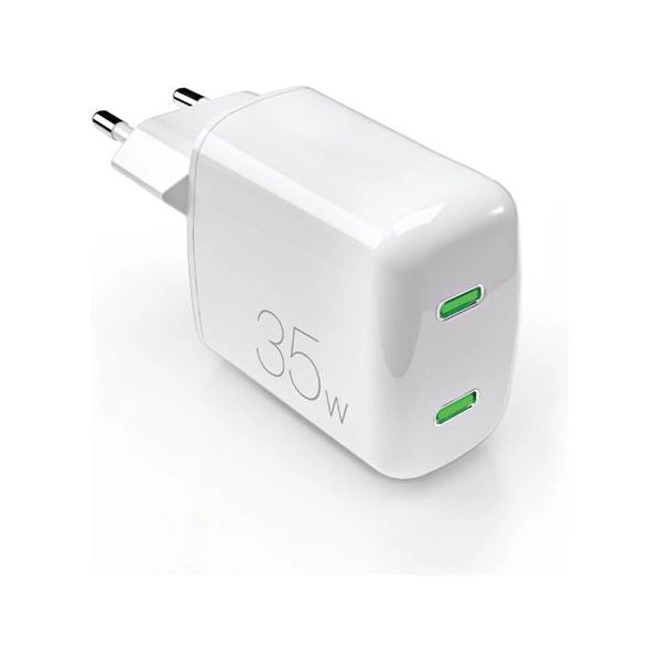 Caricabatterie puro pufcmtcusbcc35wgwhi minipro 35w gan bianco