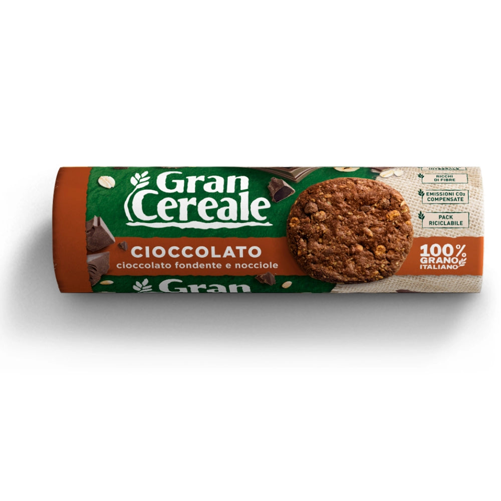 Barilla gran cereale biscotto con cioccolato e nocciole da 230 grammi
