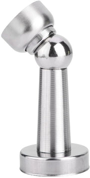 Stopper Magnetico per Porte - Materiale Inox - Altezza Totale 75mm - Supporto Porta