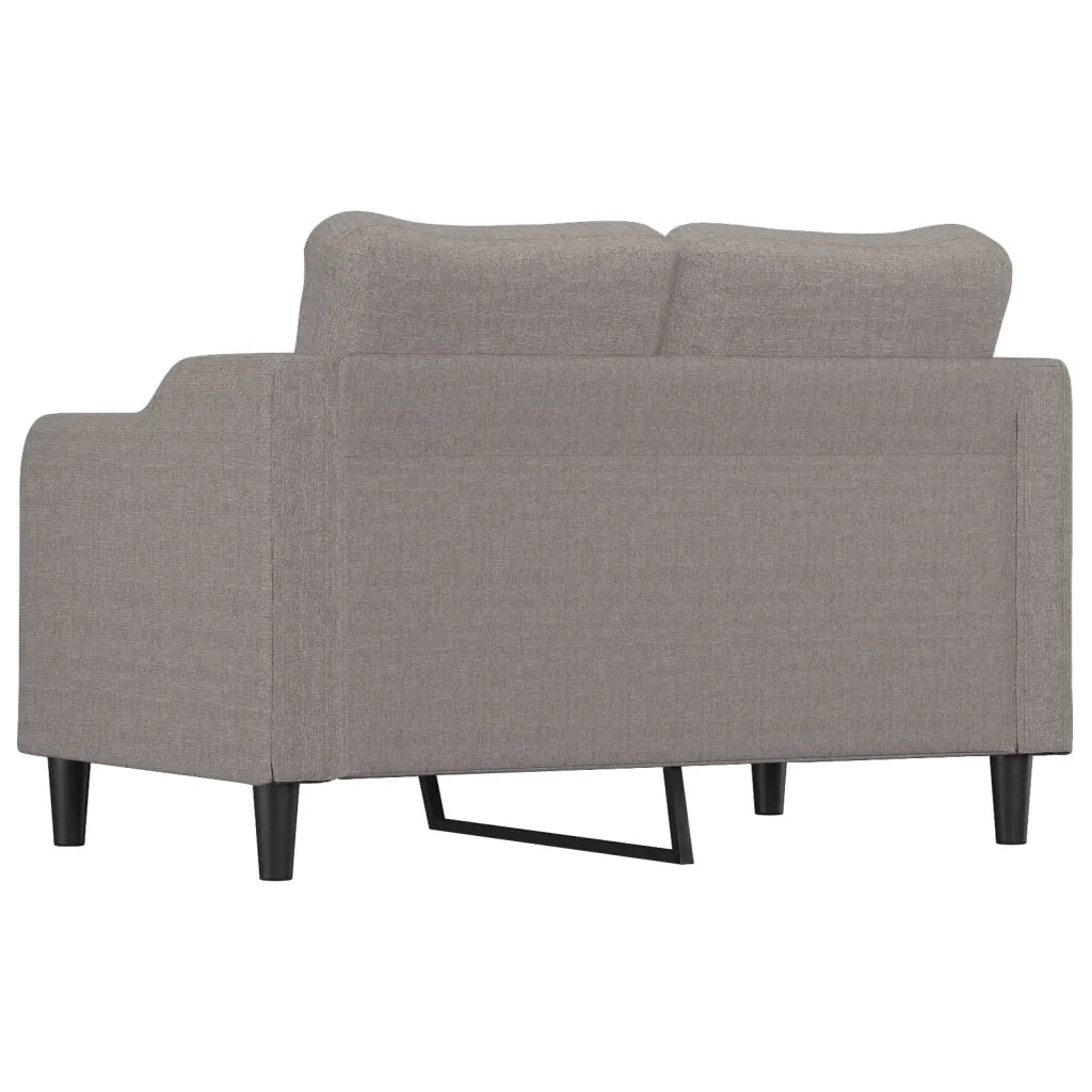 Divano a 2 Posti-Sofa 2 Posti Tortora 120 cm in Tessuto 515076