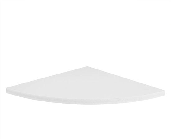 Set di Angoli Flottanti da 3 - Angoli Flottanti - Montaggio a Parete - Spazievendente - Bianco - Materiale PVC - Angoli di Parete