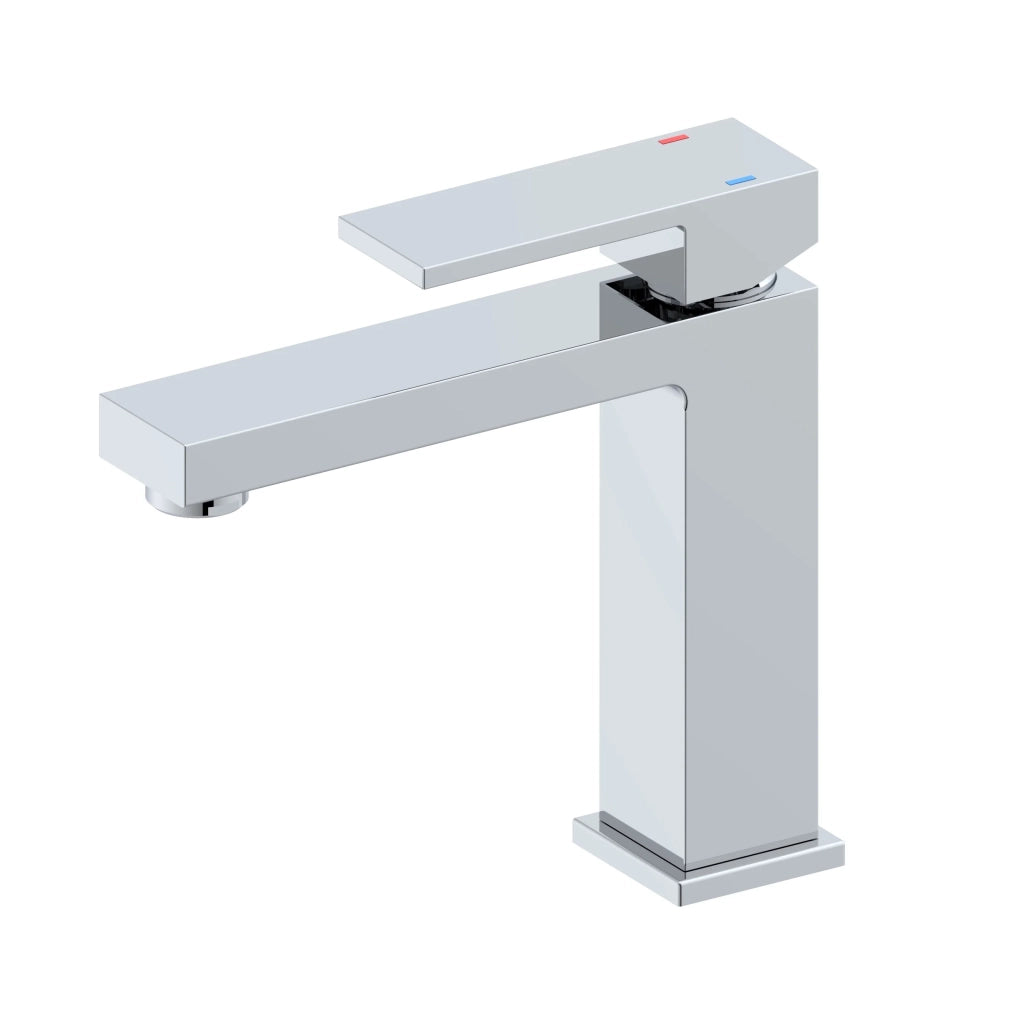 Miscelatore Lavabo Serie Rubik Cromato