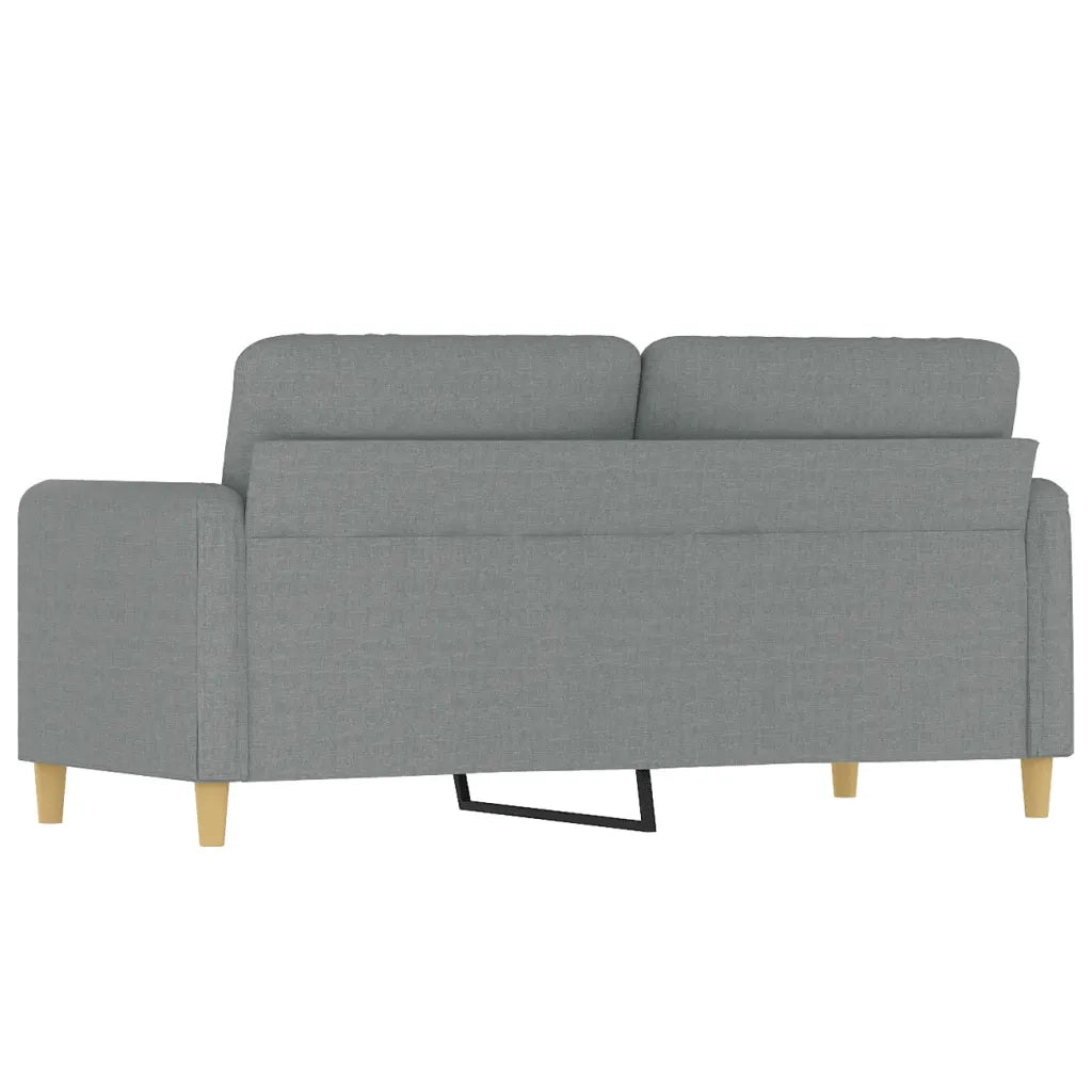 Divano a 2 Posti-Sofa 2 Posti Grigio Chiaro 140 cm in Tessuto 459108