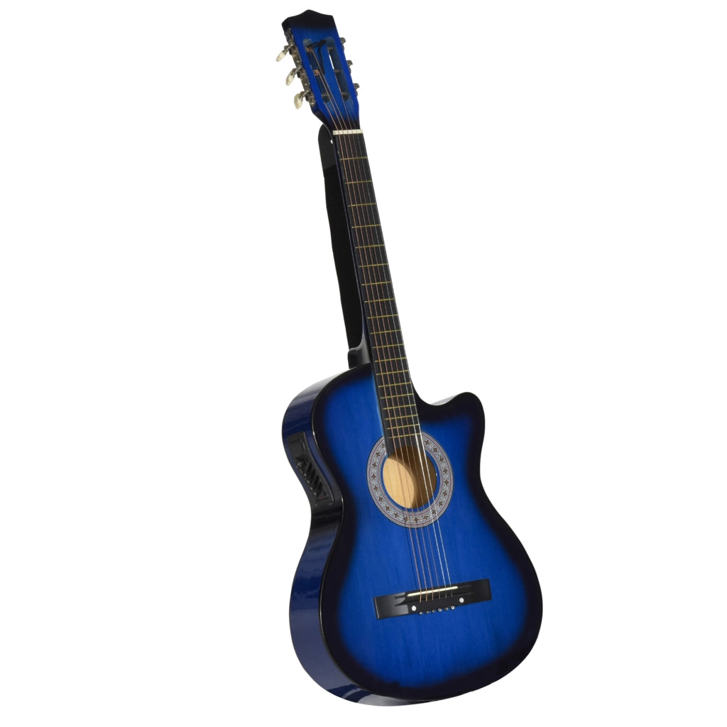Kit chitarra elettrica ¨C Minimal ¨C 96,5x35,8x8,5cm, blu e nero