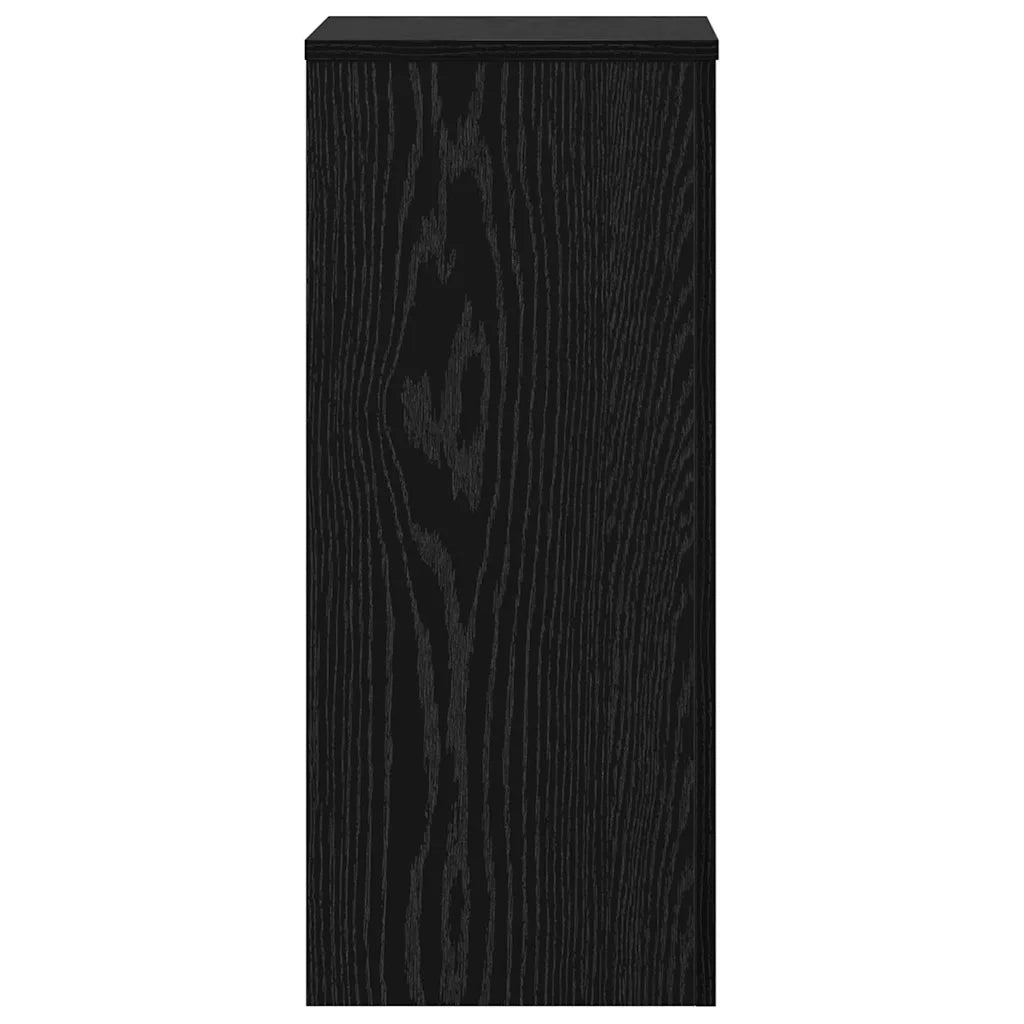 Supporto per piante | Sostegno per piante 2 pz Rovere Nero 30 x 30 x 70 cm