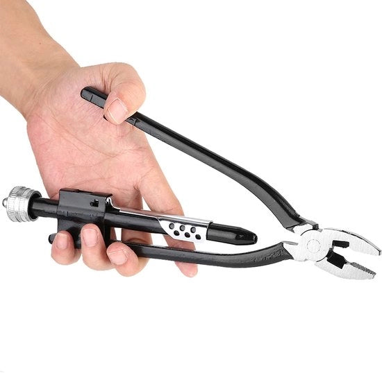 Tang per filo di sicurezza a torsione - Taglierino per filo di alta qualità - Nero - Maniglia ergonomico - Adatto per lavorazioni elettriche - 9 pollici