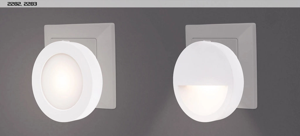 Luce notte LED da presa 0,5W bianca Pumpkin 2283 Rabalux
