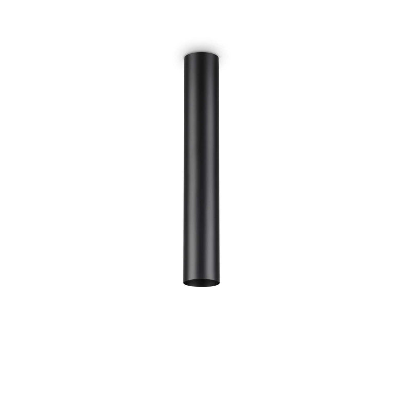 Lampada Da Soffitto Look Pl1 H40 Nero Ideal-Lux
