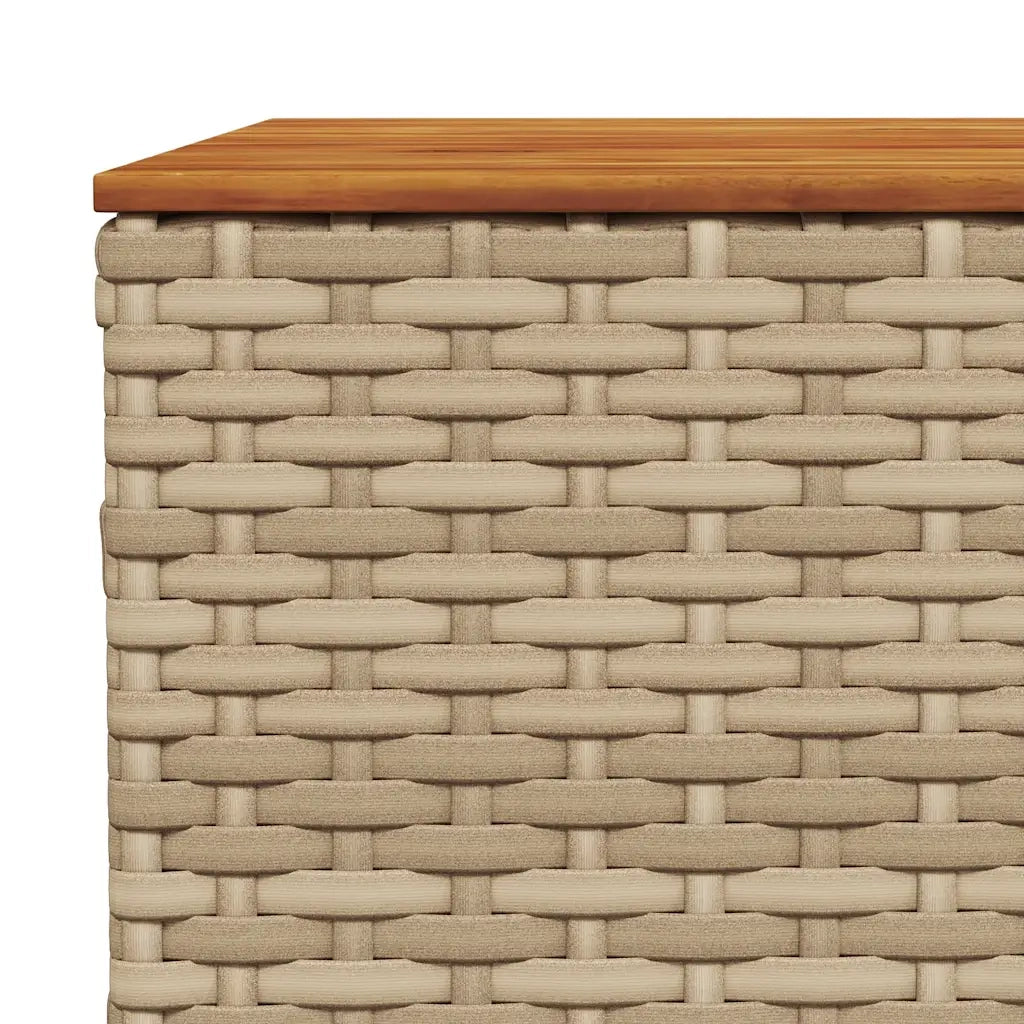 Set Divani da Giardino 11 pz con Cuscini Beige in Polyrattan 3262057