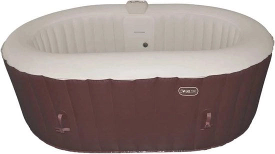 Piscina Inflabile per 2 Persone - Ovale 190x120 cm con Pompa Integrata
