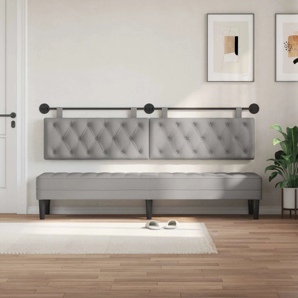 Testiera sospesa Grigio Nuvola Tessuto 42032207