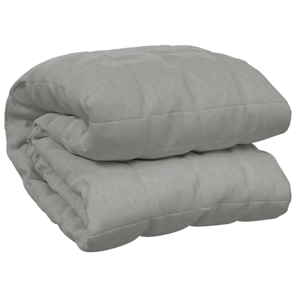 Coperta Ponderata Grigia 200x230 cm 13 kg Tessuto 3154788