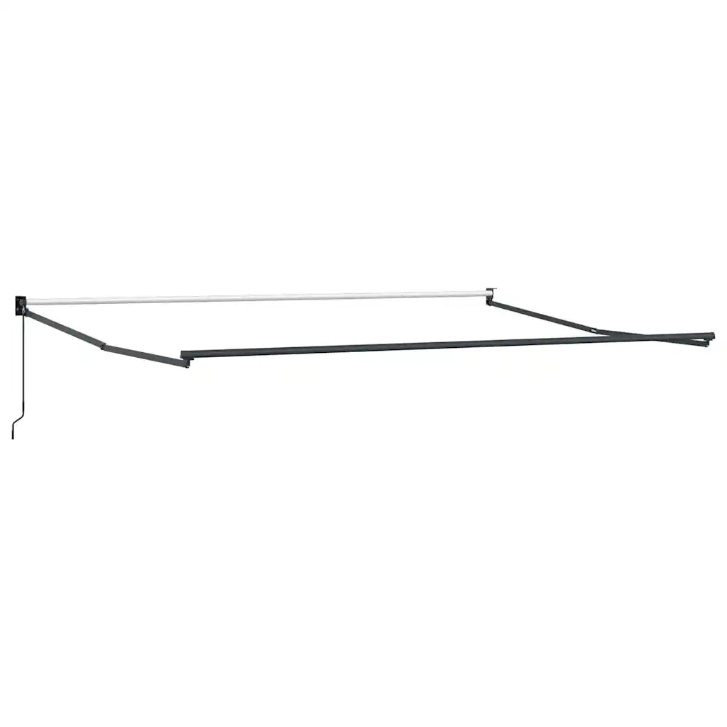 Tenda da Sole Antracite 5 x 3 m Metallo 362030
