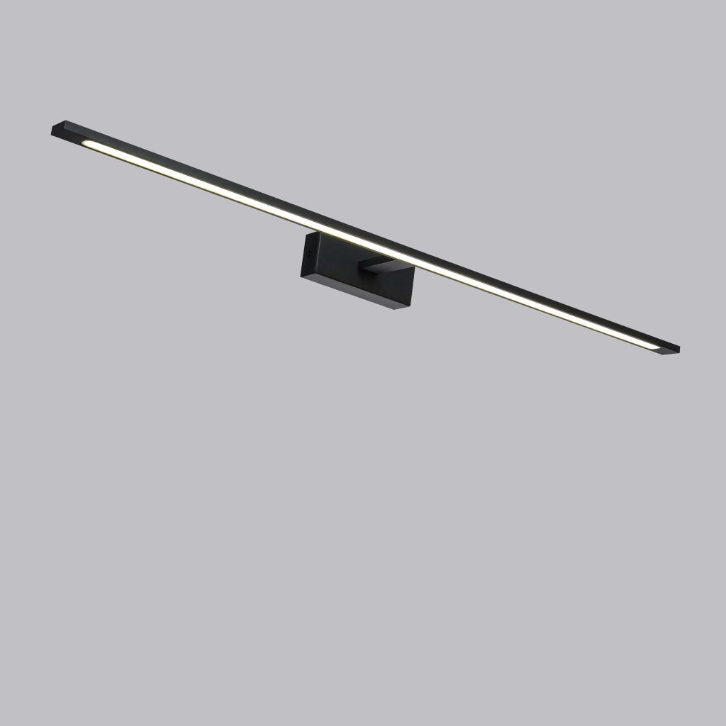 Applique Isla XXL nera LED 32W 4000K IP44 Light Prestige