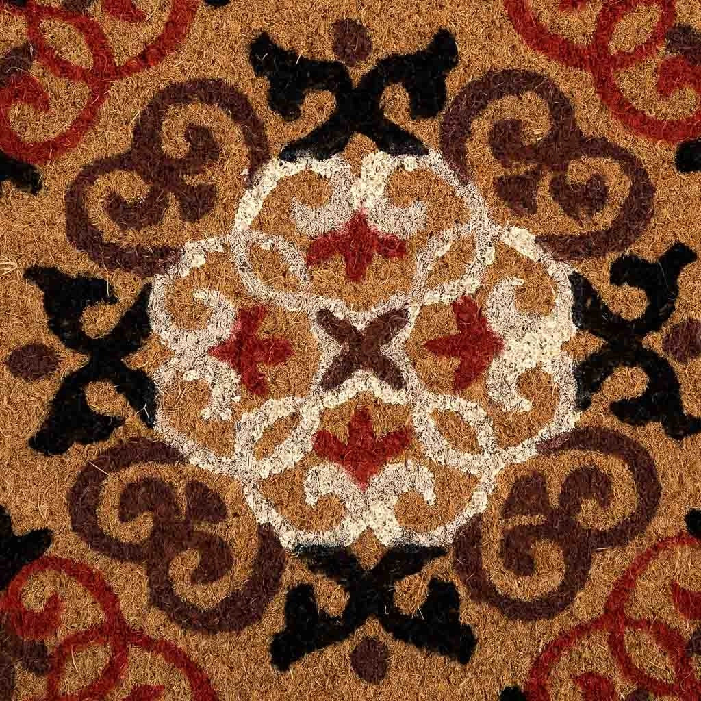 Zerbino PVC stampato marrone 45x75