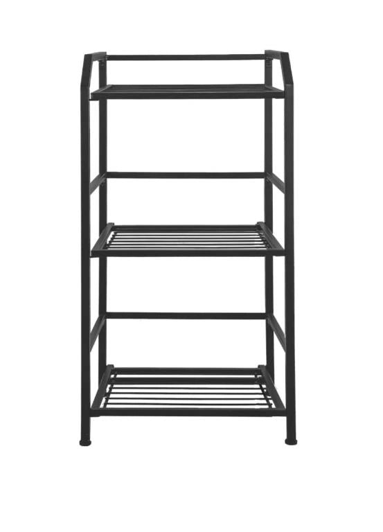 Scaffale Multiuso Evolution Struttura in Metallo Nero 38 x 30 x 78 cm