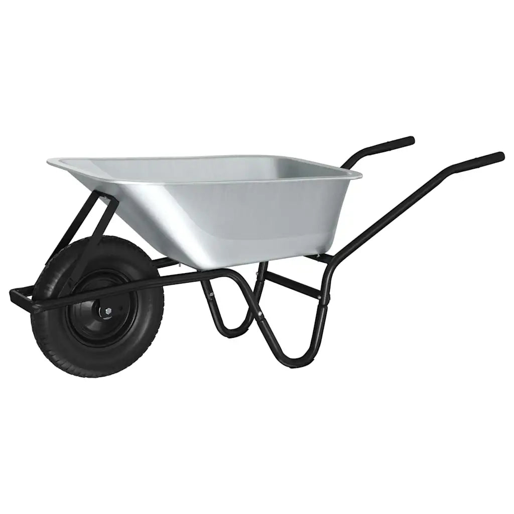 Carriole Argento e Nero 141 x 60 x 57 cm Acciaio 42007973