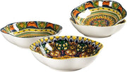 Set di piatti ceramici da dessert da 4 pezzi per Muesli, Insalata, Zuppa, Cornflakes
