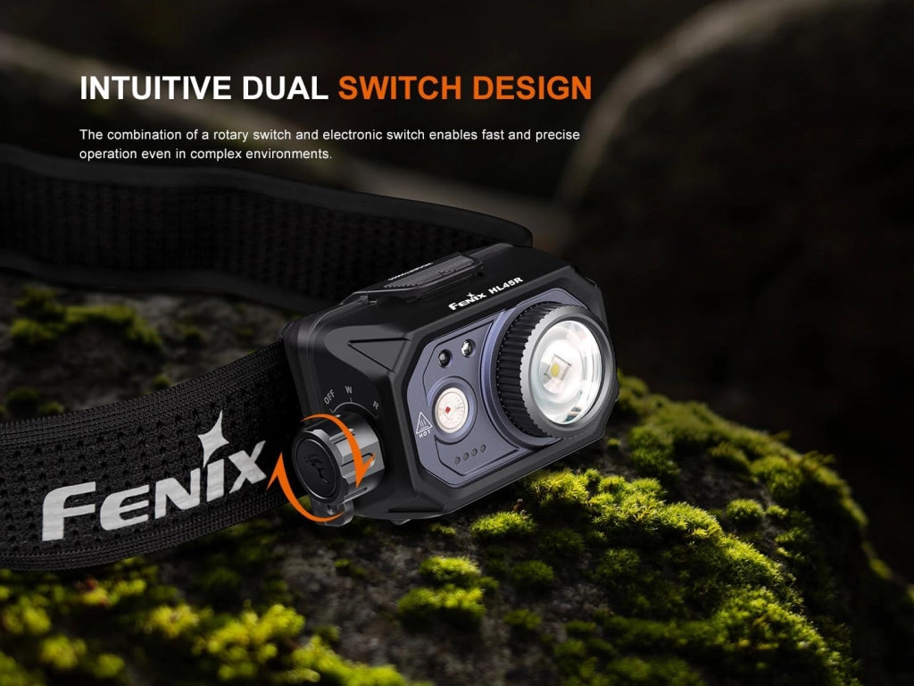 Torcia frontale LED FENIX HL45R 1000 lumen