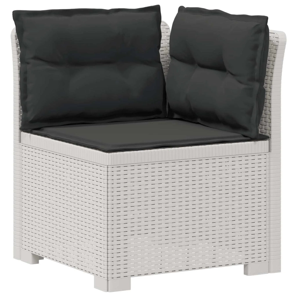 Divano da esterno-Divano da Giardino a 1 Posto con Cuscini Aspetto Rattan PP 202642