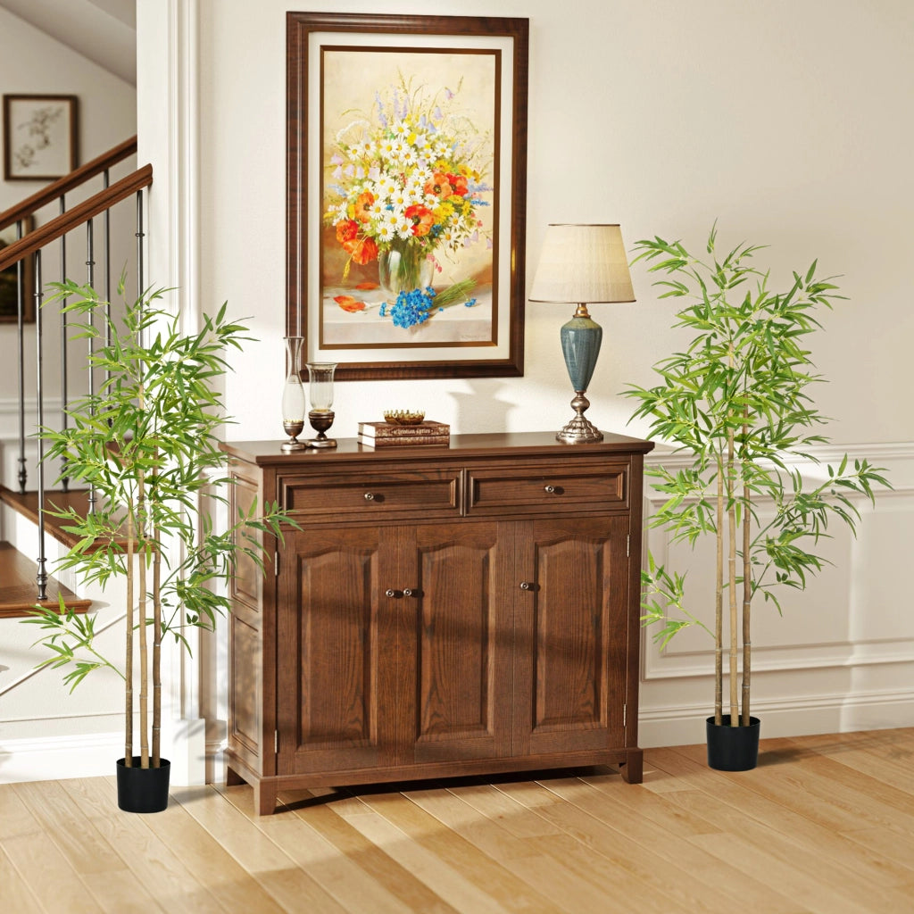 Pianta artificiale bamb¨´ ¨C Minimal ¨C 180 cm con vaso