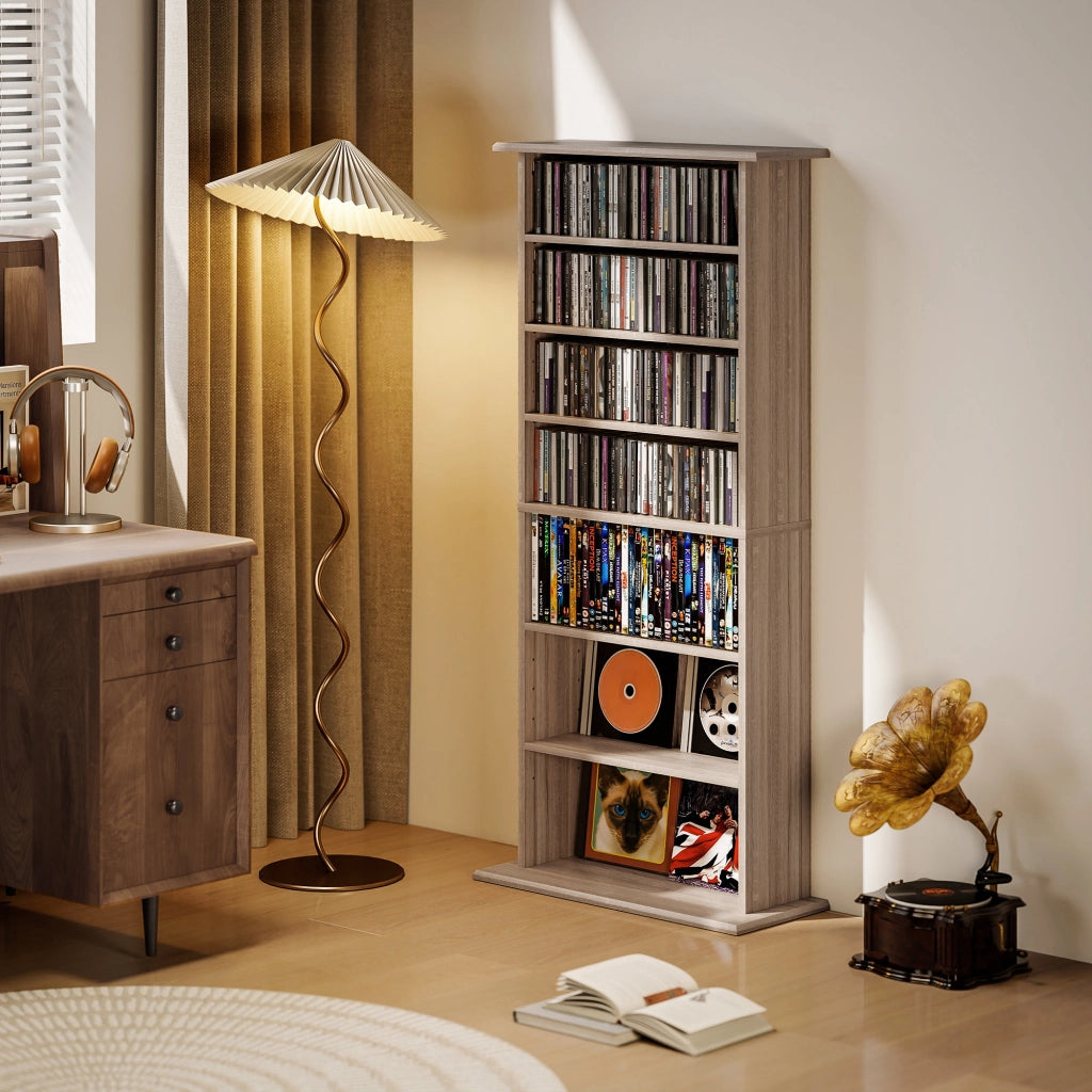Libreria per CD e DVD ¨C zephmum ¨C Naturale