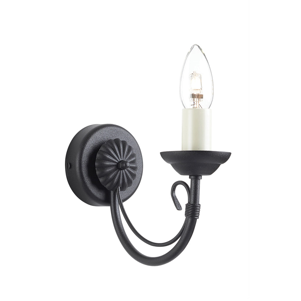 Applique a candela Chartwell Elstead 1xE14 60W nera