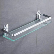 Specchio per bagno in vetro piano - Vetro resistente - Argento - 35CM