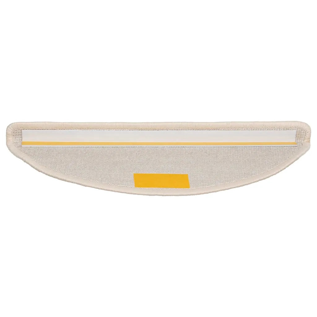 Tappetini per scale 20 pz 56x17x3 cm Bianco Semicircolari 3365843