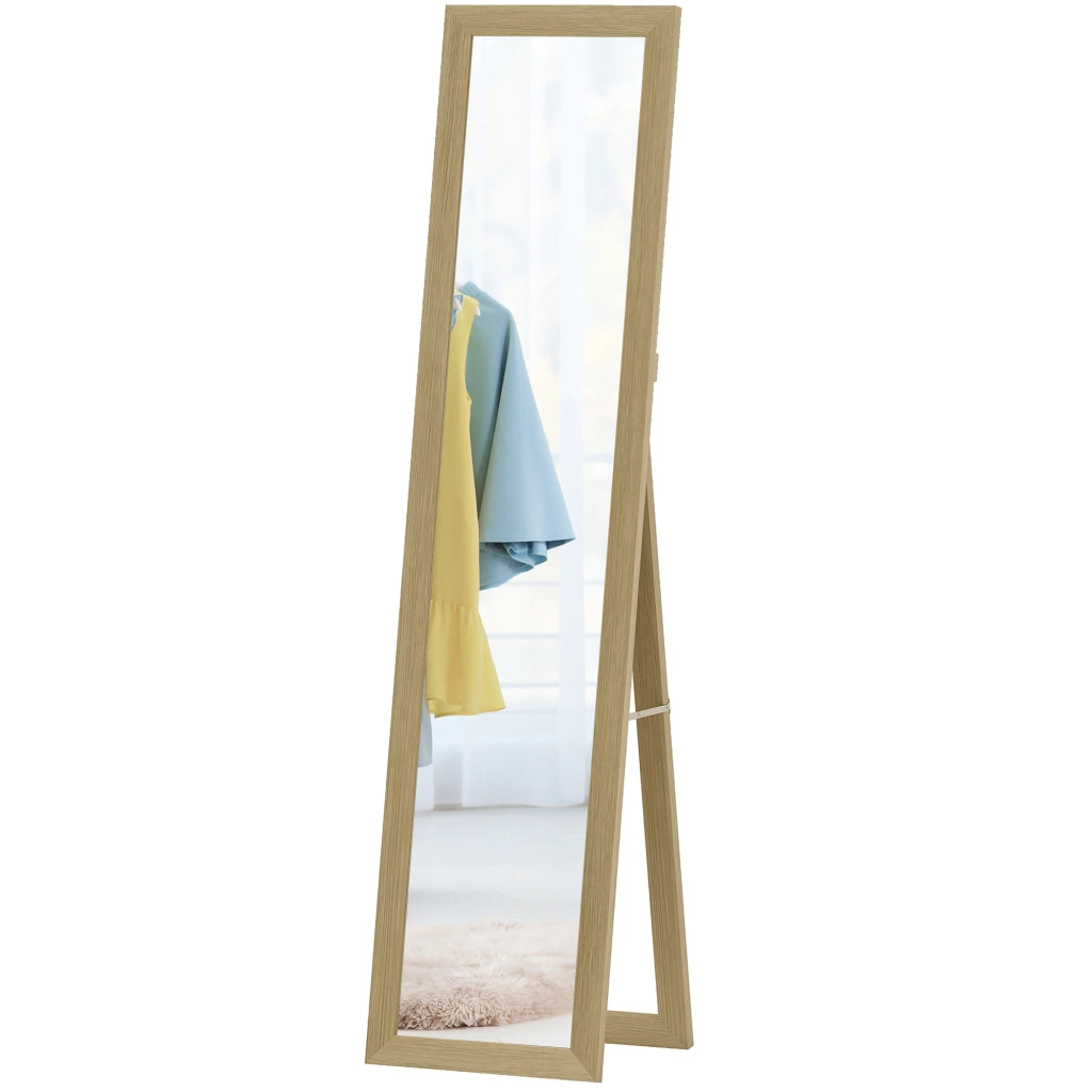 Specchio da Parete o Terra ¨C Xylo ¨C Cornice MDF Quercia 37x40x155 cm