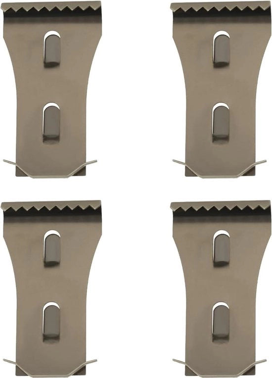 Hangklemme robuste per esterno - 4 pezzi clip per decorazione esterna.