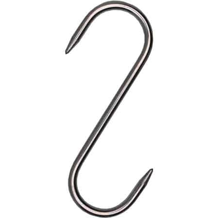 GANCIO FISSO 80x3 mm - 1 punta - 10 pezzi