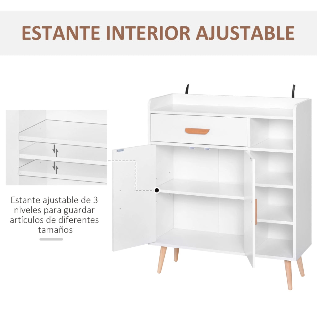 Armadio multiuso ¨C zephmum ¨C bianco 80x29.5x96