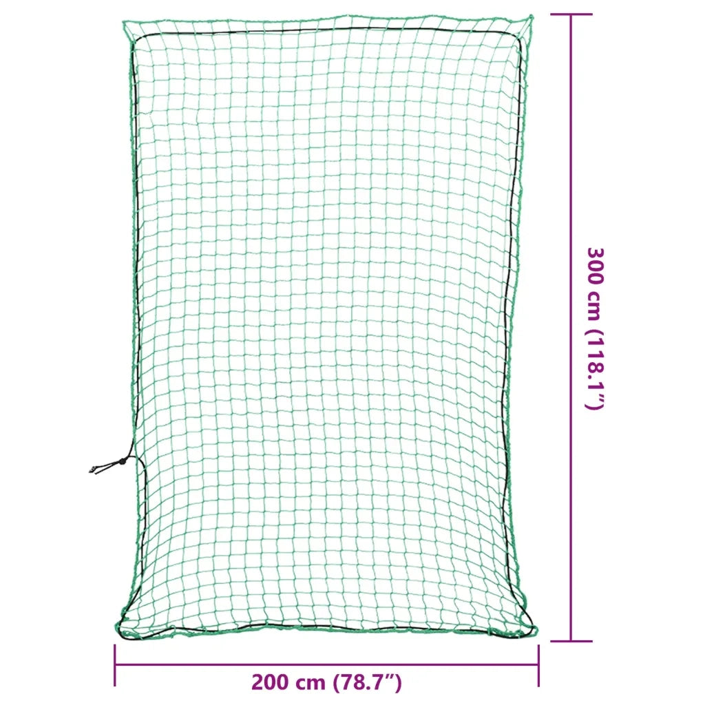 Rete per Rimorchio con Corda Elastica Verde 3x2 m in PP 4012235