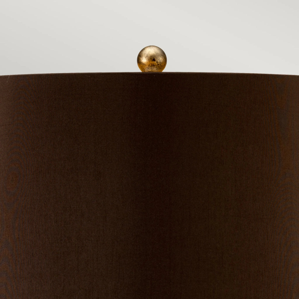 Lampada tavolo Amarilli bronzo oro cristalli E27 Elstead