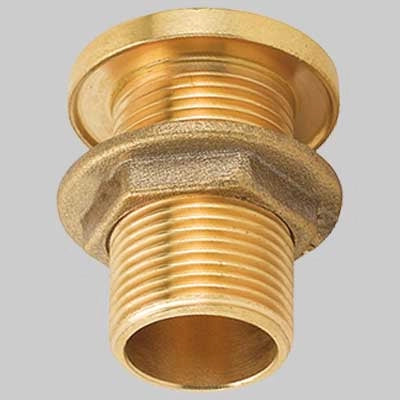 RACCORDO PER CASSONE IN OTTONE  11/4 Fil. Int. 1     MADE IN ITALY