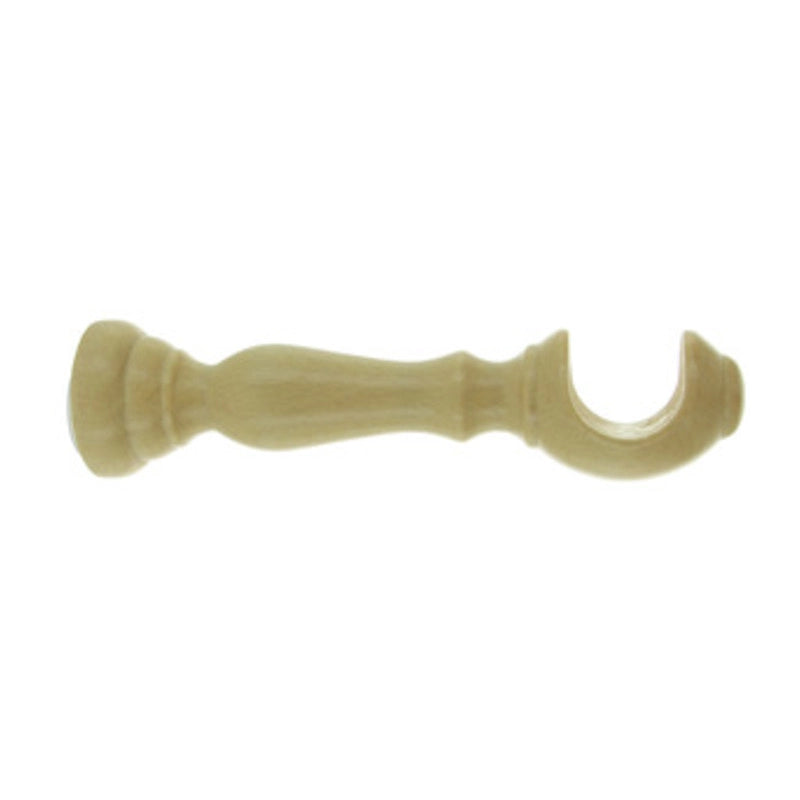 SUPPORTO LEGNO P/BASTONE NATURALE 18 CM 2 PZ