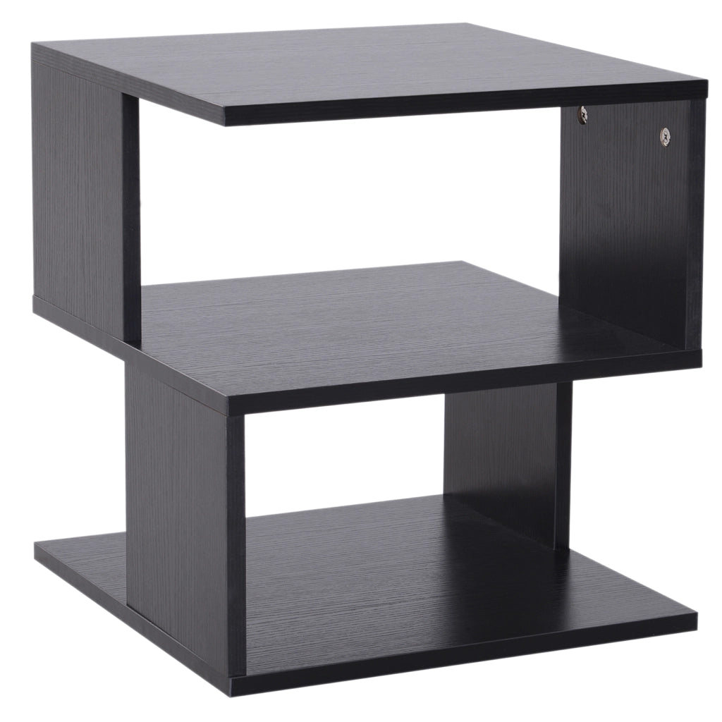 Tavolino 3 Livelli ¨C Minimal ¨C 40x40x43 cm Nero