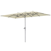 Ombrellone doppio lato ¨C Minimal ¨C crema 451x264 cm
