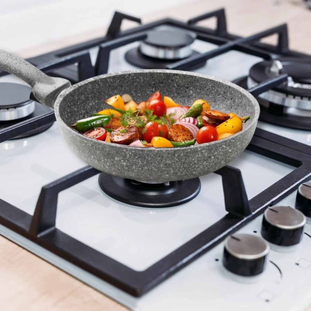 Padella antiaderente ad induzione Cuore di pietra 30 cm Accademia Mugnano